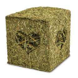 Jr Farm - Hay Cube with Mealworms - 12 x 12 cm