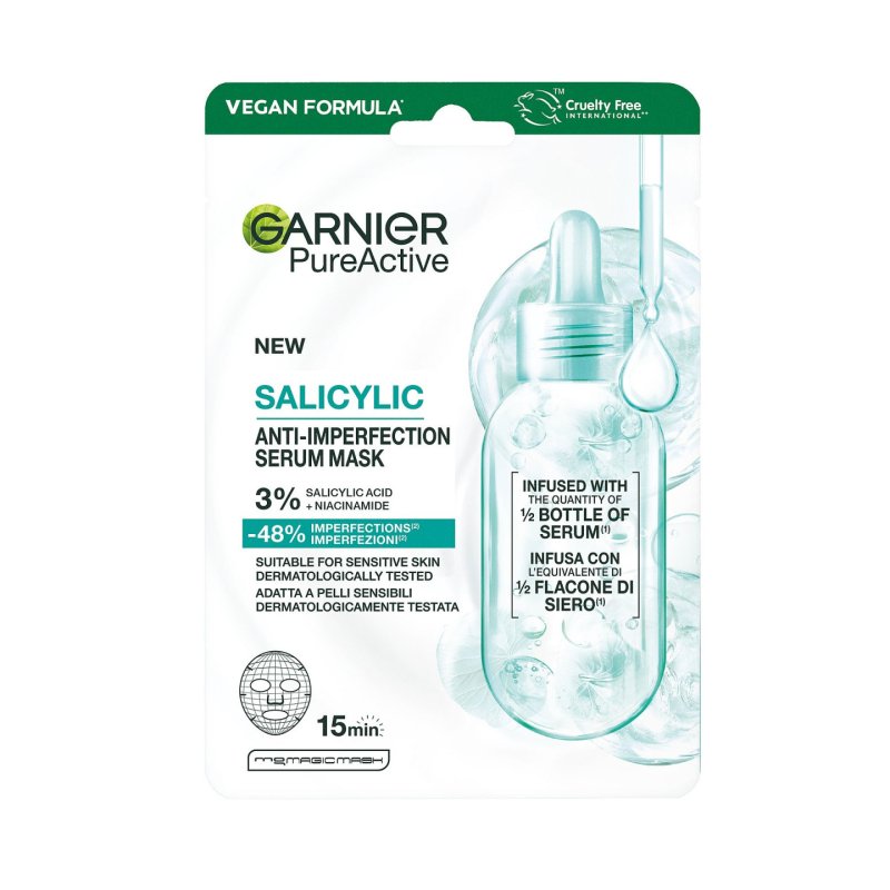 Garnier - PureActive Salicylic Acid Serum Mask 28 g