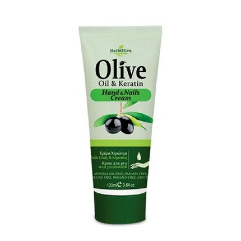 HerbOlive Olive Oil and Keratin Hand and Nails Cream 3.64oz