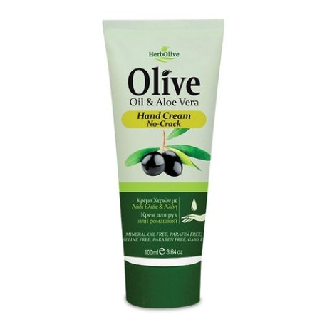 Herbolive Hand Cream with Aloe Vera for Cracked Hands 100ml