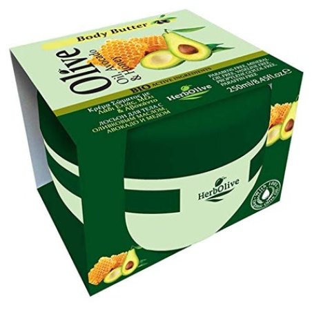 HerbOlive Avocado & Honey Body Butter 250ml 8.45fl.oz