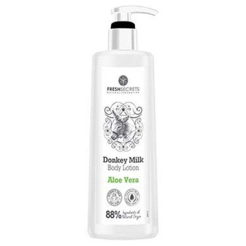 Fresh Secrets Body Lotion with Donkey Milk and Aloe Vera 200ml 6.76fl.oz
