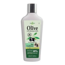 HerbOlive Conditioner with Mountain Herbs for Dry and Damaged Hair 200ml 6.76fl.oz