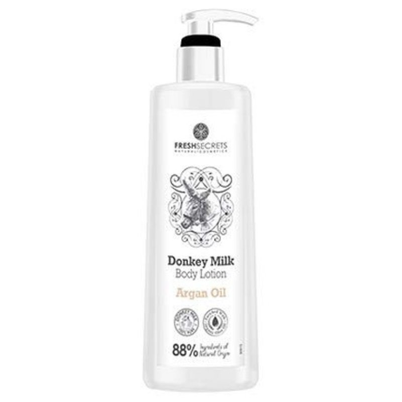Fresh Secrets Body Lotion with Donkey Milk and Argan Oil 200ml