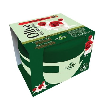 Herbolive Rose and Milk Body Butter 250ml