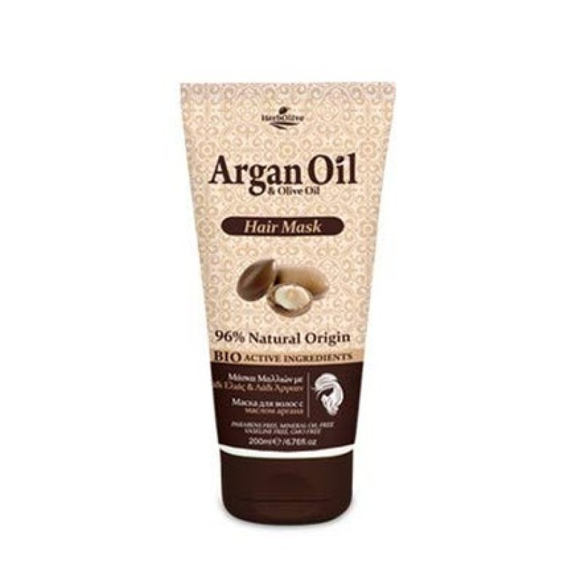 HerbOlive Argan Oil Hair Mask 200ml 6.76fl.oz