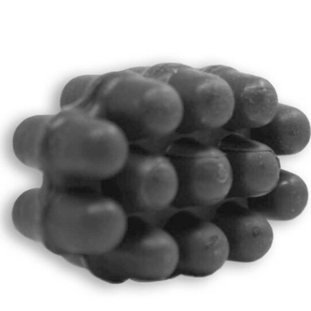 HerbOlive Massage Scrub Soap with Loofah and Olive Stones 3.52oz Lava