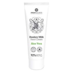 Fresh Secrets Hand Cream with Donkey Milk and Aloe Vera 100ml 3.38fl.oz