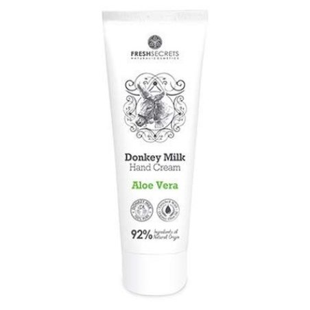 Fresh Secrets Hand Cream with Donkey Milk and Aloe Vera 100ml 3.38fl.oz