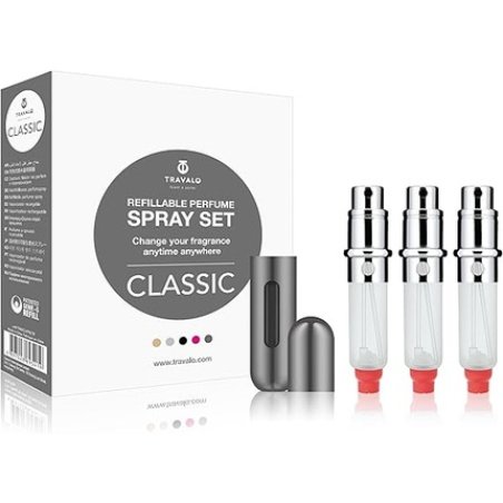Travalo Classic Refillable Atomiser 3x5ml Titanium
