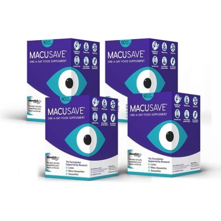 Macu-SAVE Eye Supplement for Macular Health with Meso-Zeaxanthin Lutein and Zeaxanthin 90 Capsules