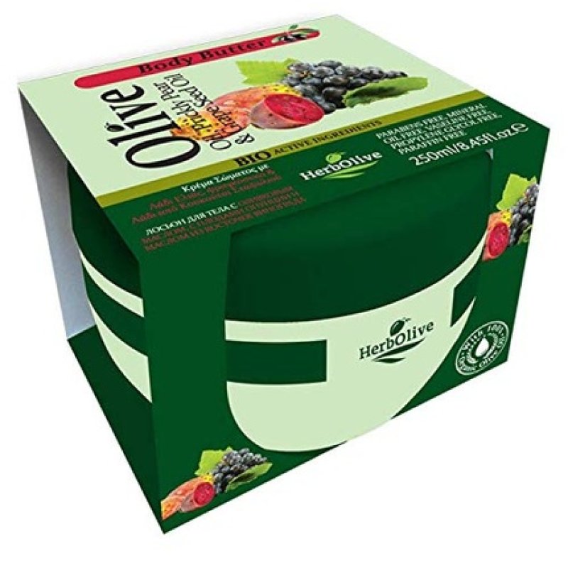 HerbOlive Fig Cactus & Grape Seed Oil Body Butter 250ml 8.45fl.oz