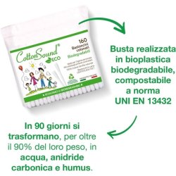 Cotton Sound Eco Cotton Sticks Envelope 160 Pieces