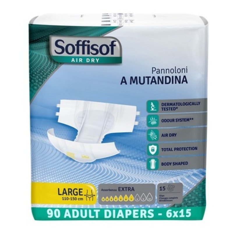 Soffisof Air Dry Adult Diapers Extra S, M & L
