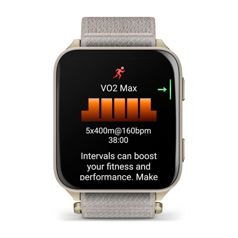 Garmin Venu X1 5.08 cm (2 ) AMOLED Digital 448 x 486 pixels Touchscreen Gold Titanium Wi-Fi GPS (satellite)