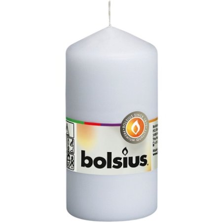 Bolsius Pillar Candle 120mm X 58mm White