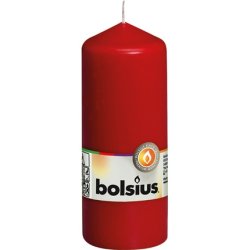 Bolsius Pillar Candle 150mm X 58mm Red