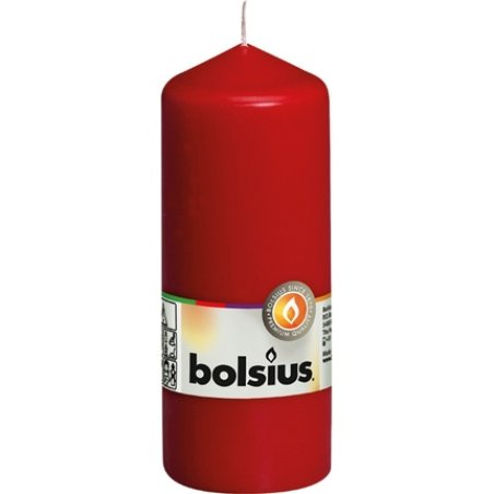 Bolsius Pillar Candle 150mm X 58mm Red