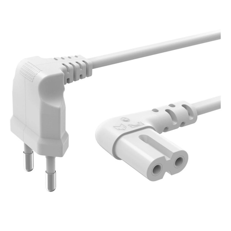 Hama 00221102 power cable White 5 m Power plug type C C7 coupler