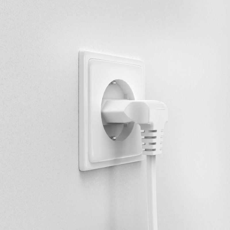 Hama 2-pole power cable with angled Euro 8 plug