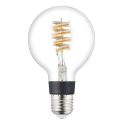 EGLO CONNECT-Z E27 LED G80 – Smart Spiral Globe Bulb with RGB & White, Zigbee, Matter & Thread
