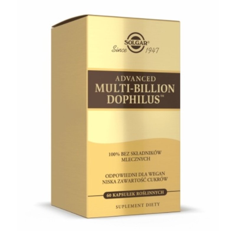 Solgar Advanced Multi Billion Dophilus 60 Capsules