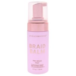 Beachwaver Braid Balm Foaming Prebraid Prep 4 Oz Foam