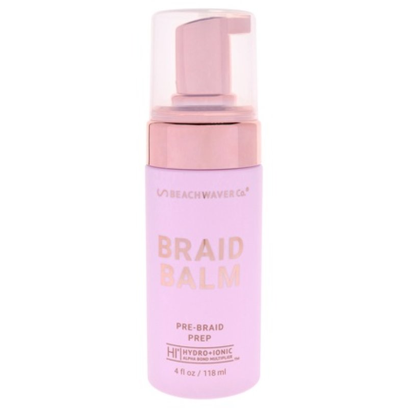 Beachwaver Braid Balm Foaming Prebraid Prep 4 Oz Foam