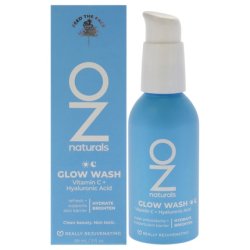 Oznaturals Glow Wash Vitamin C Plus Hyaluronic Acid Cleanser 3 Oz