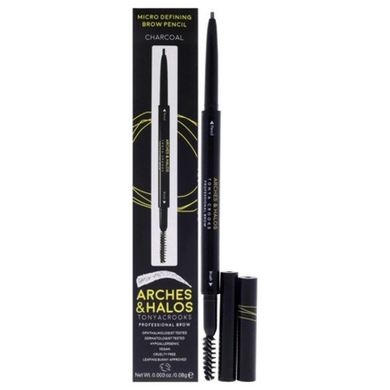 Arches And Halos Micro Defining Brow Pencil Charcoal 0003 Oz Eyebrow Pencil