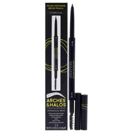 Arches And Halos Micro Defining Brow Pencil Charcoal 0003 Oz Eyebrow Pencil