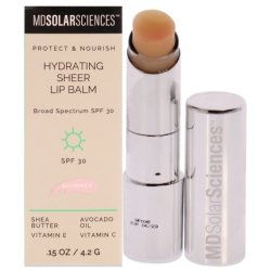 Mdsolarsciences Hydrating Sheer Lip Balm Spf 30 Shimmer 015 Oz