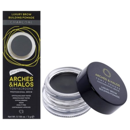 Arches And Halos Luxury Brow Building Pomade Charcoal 0106 Oz