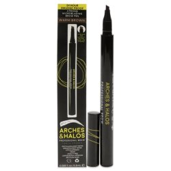 Arches And Halos 4 Prong Microblading Brow Pen Warm Brown 0026 Oz