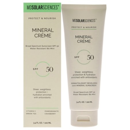 Mdsolarsciences Mineral Creme Spf 50 34 Oz Sunscreen For Unisex
