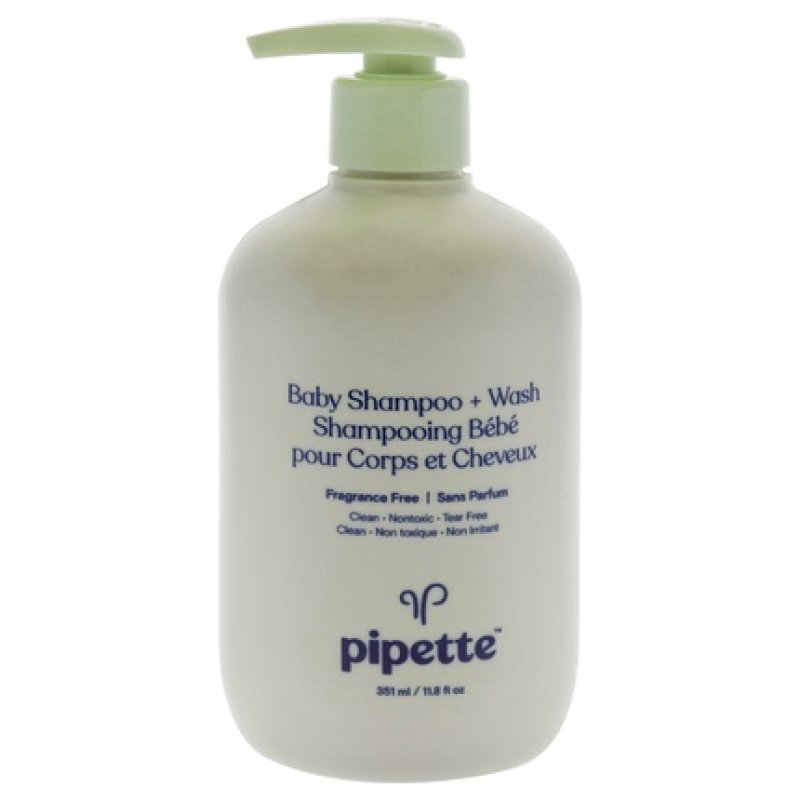 Pipette Baby Shampoo Plus Wash 118 Oz