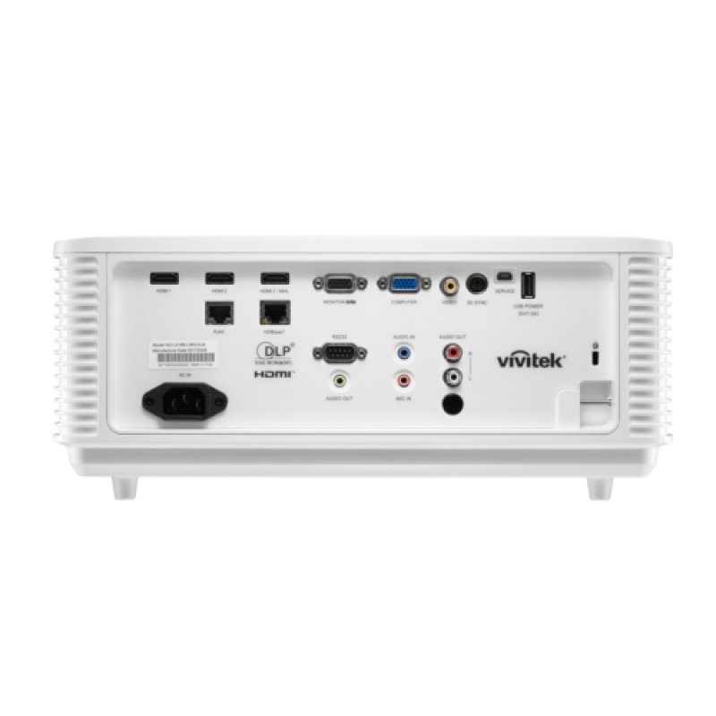 Vivitek DU4381Z-ST data projector Short throw projector 6100 ANSI lumens 3-Chip DLP WUXGA (1920x1200) 3D Black, White