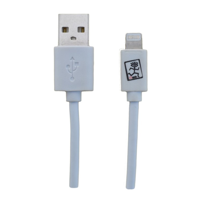 2GO USB Lade-/Datenkabel Lightning 1m weiß in PET-Box