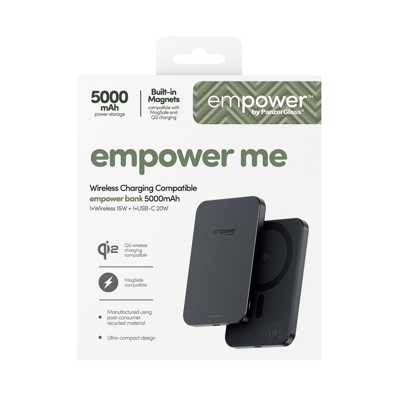 Panzerglass EMPOWER BANK 5000MAH SPACE BLAC
