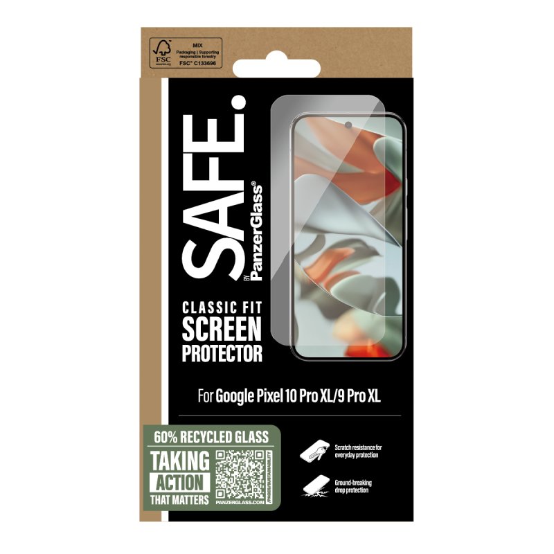 Panzerglass SAFE Screen Protector Google Pixel 10 Pro XL / 9 Pro XL
