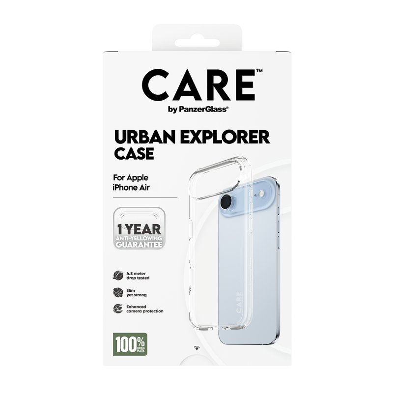 PanzerGlass CARE™ by Urban Explorer Case Transparent iPhone Air