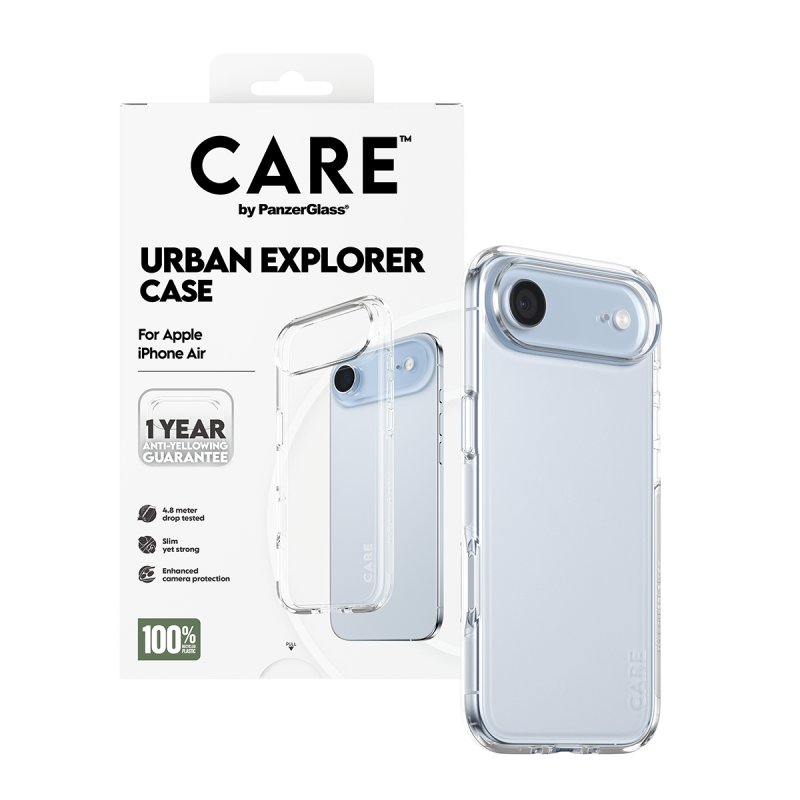 PanzerGlass CARE™ by Urban Explorer Case Transparent iPhone Air