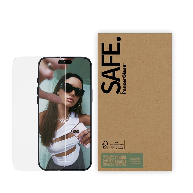 Panzerglass SAFE Schutzglas iPhone 17 Pro Max/16 Pro Max UWF *BULK