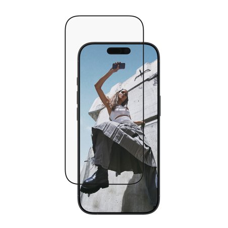 Panzerglass SAFE. by PanzerGlass Screen Protector w. Black Frame iPhone 17 | iPhone 16 Pro | Ultra-Wide Fit w.