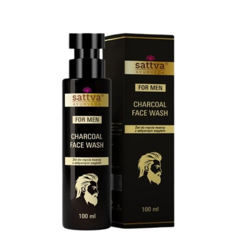 Sattva For Men Charcoal Face Wash 100ml