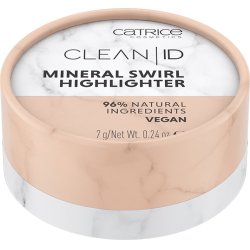 Catrice Clean ID Mineral Swirl Highlighter 96% Natural Ingredients 7g - Shade 020 Gold