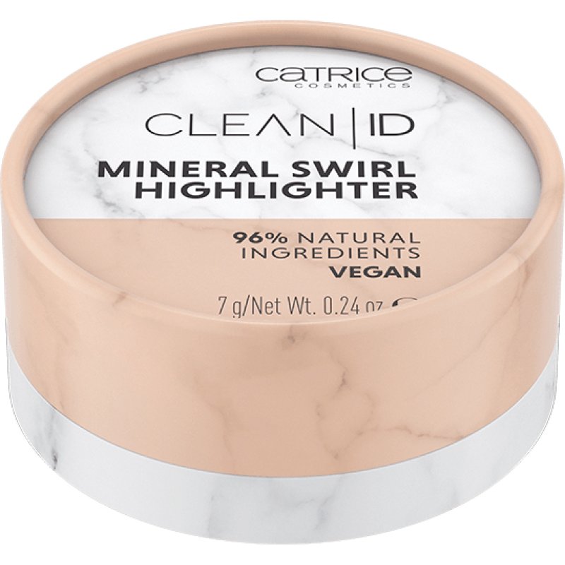 Catrice Clean ID Mineral Swirl Highlighter 96% Natural Ingredients 7g - Shade 020 Gold