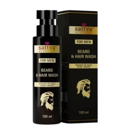 Sattva For Men Beard & Hair Wash Shampoo For Beard And Hair 100ml