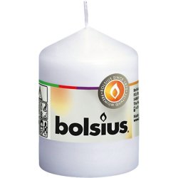 Bolsius Pillar Candle 80mm X 58mm White