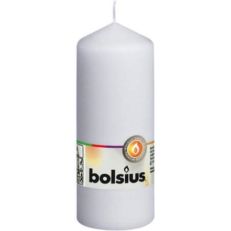 Bolsius Pillar Candle 150mm X 58mm White
